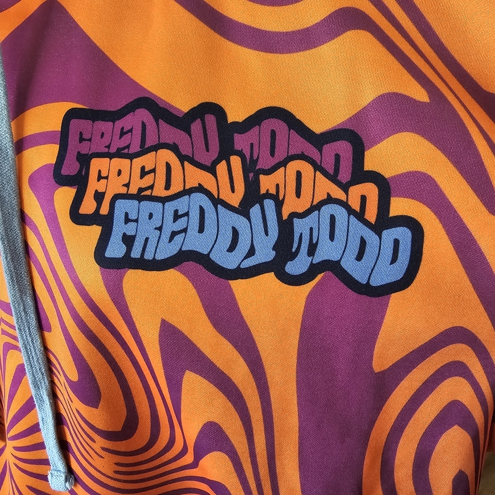 Musician Freddy Todd FredCrumb All Over Print Unisex Baggy Hoodie - Picture 3 of 16